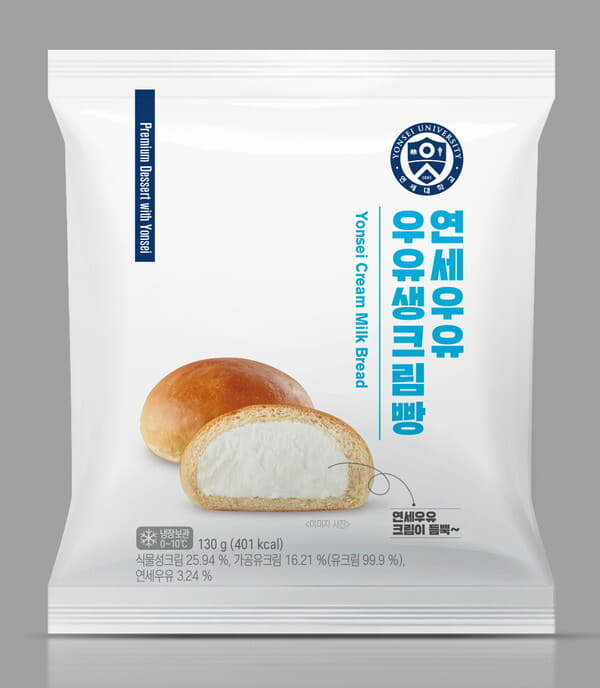 연세우유 생크림빵. /연세유업/